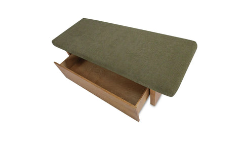 Gemma Storage Bench Dark Green