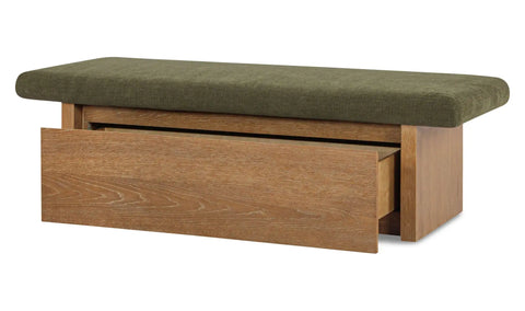Gemma Storage Bench Dark Green
