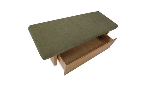 Gemma Storage Bench Dark Green
