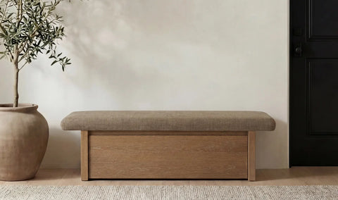 Gemma Storage Bench Taupe