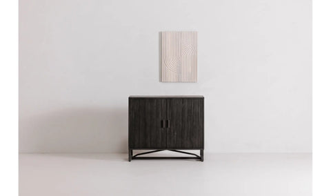 Sierra 2 Door Cabinet Black
