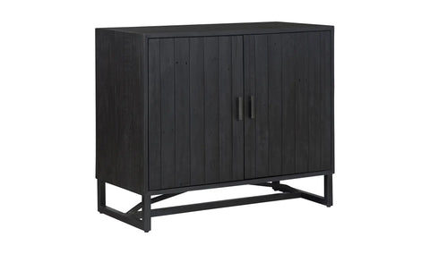 Sierra 2 Door Cabinet Black