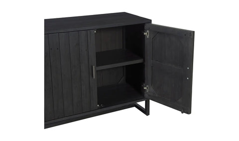 Sierra 2 Door Cabinet Black