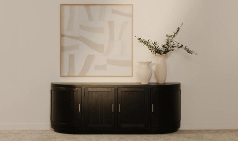 Nicola Media Cabinet Black