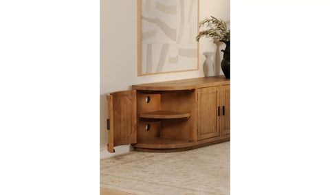 Nicola Media Cabinet Natural