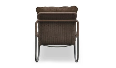 Lyra Outdoor Rocking Chair Brown