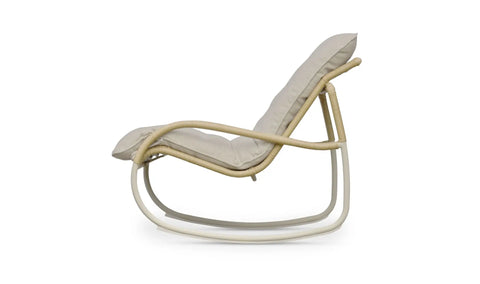 Lyra Outdoor Rocking Chair Beige
