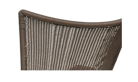 Paige Outdoor Accent Chair Brown