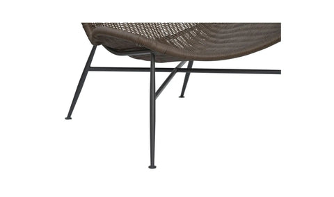 Paige Outdoor Accent Chair Brown