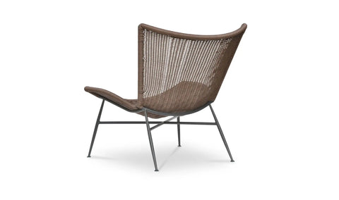 Paige Outdoor Accent Chair Brown