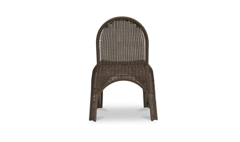 Kendall Outdoor Dining Chair Brown-Set of Two