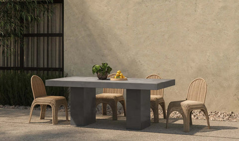 Kendall Outdoor Dining Chair Natural-Set of Two