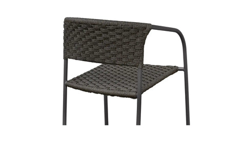 Zola Outdoor Bar Stool Dark Brown