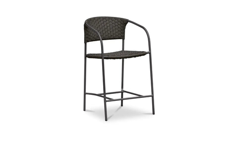 Zola Outdoor Counter Chair Dark Brown