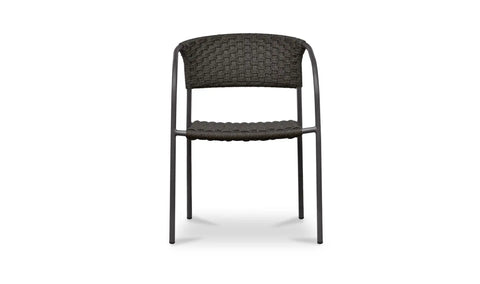 Zola Outdoor Dining Chair Dark Brown-Set Of Two