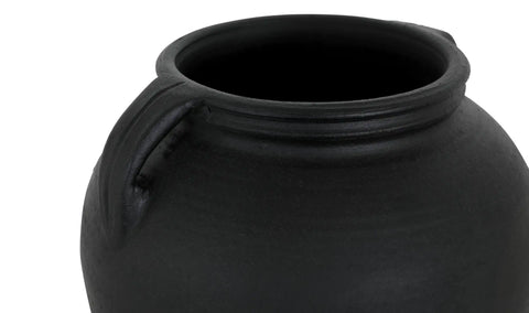 Jovi Vase Black Terracotta