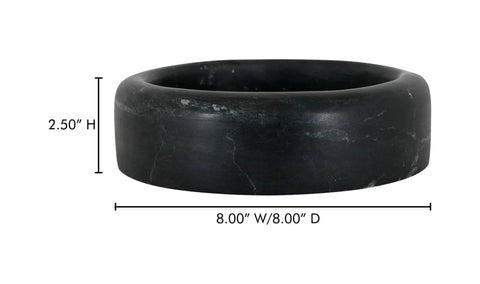 Anais Catchall Black Marble