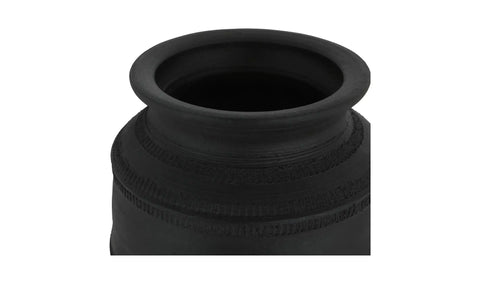 Astra Vessel Black Terracotta