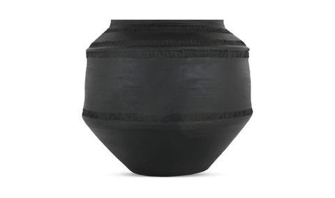 Astra Vessel Black Terracotta