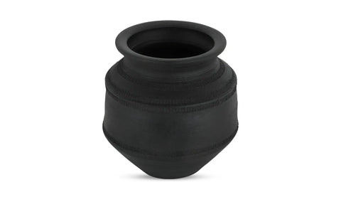 Astra Vessel Black Terracotta