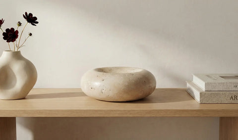 Neso Catchall Natural Travertine