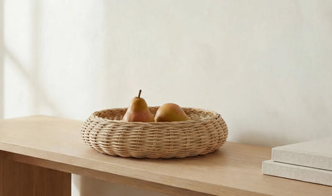 Harding Wicker Bowl Natural