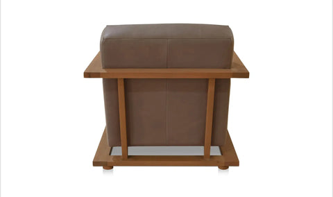 Eckersley Lounge Chair Cool Brown Leather