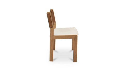 Carol Dining Chair Tan Leather Set of Two