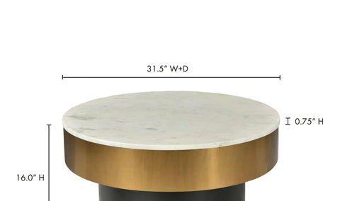 Dado Coffee Table White