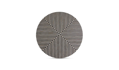 Chameau Small Coffee Table Black and White