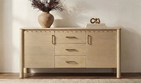 Wiley 3 Drawer Sideboard Natural