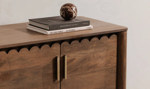Wiley 4 Door Sideboard Vintage Brown