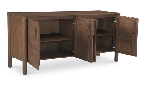 Wiley 4 Door Sideboard Vintage Brown