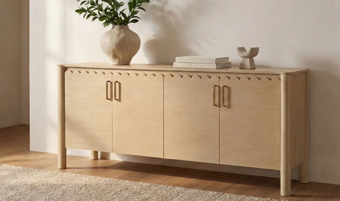 Wiley 4 Door Sideboard Natural