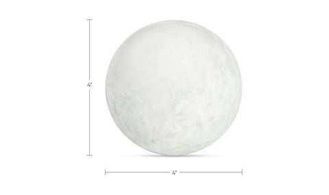 Odessa Sphere Tabletop Accent Green Onyx Marble