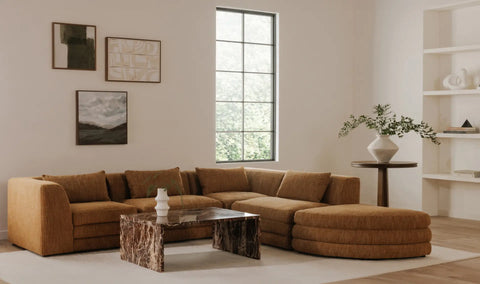 Rosa Coffee Table Rosso Levanto Marble