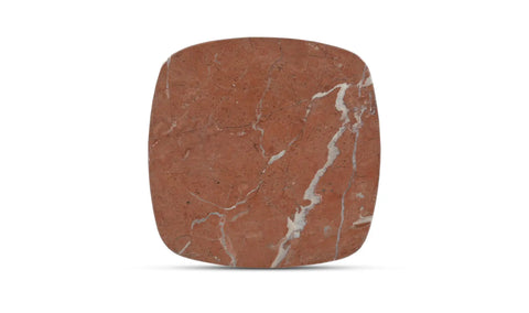Caro Side Table Rosso Alicante Marble