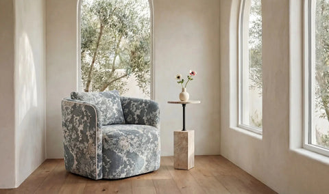 Caro Side Table Travertine