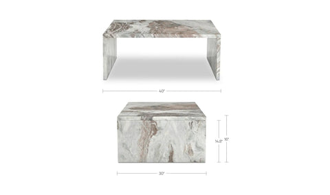 Rosa Coffee Table Torrento Marble