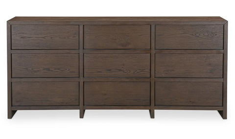 Jenson 9 Drawer Dresser Brown