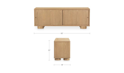 Hobbs Media Unit Natural