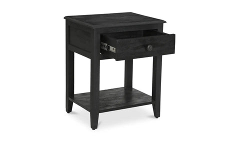 Corrine Nightstand Antique Black