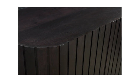 Povera 4 Door Sideboard Black