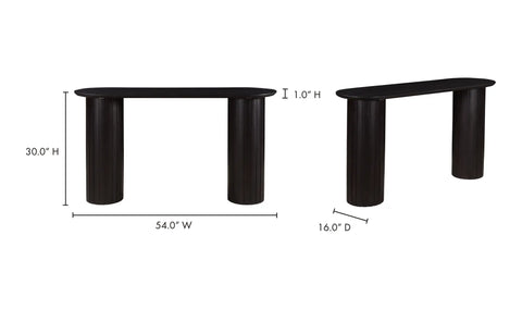 Povera Console Table Black