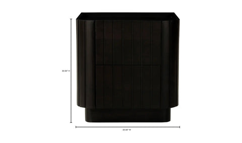 Povera Nightstand Black