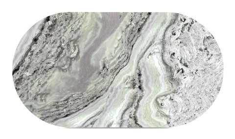 Celia Oval Dining Table Green Onyx Marble