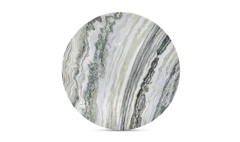 Celia Round Dining Table Green Onyx Marble