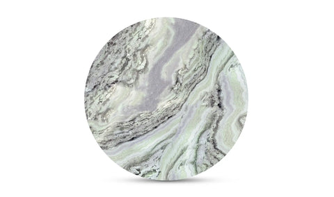 Celia Round Dining Table Green Onyx Marble