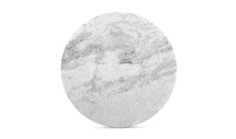 Evelyn Accent Table Ashen Grey Matrix Marble