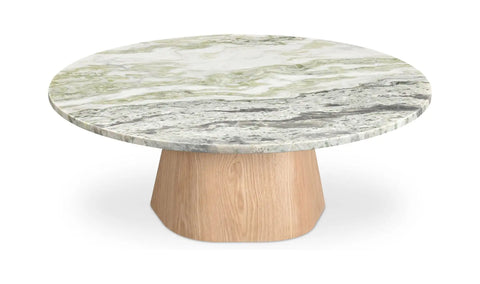 Evelyn Coffee Table Green Onyx Marble